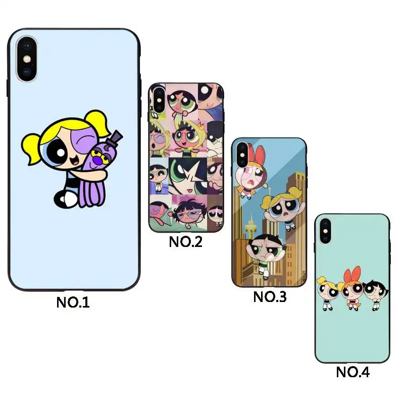 

The Powerpuff Girls black tpu phone case for Samsung