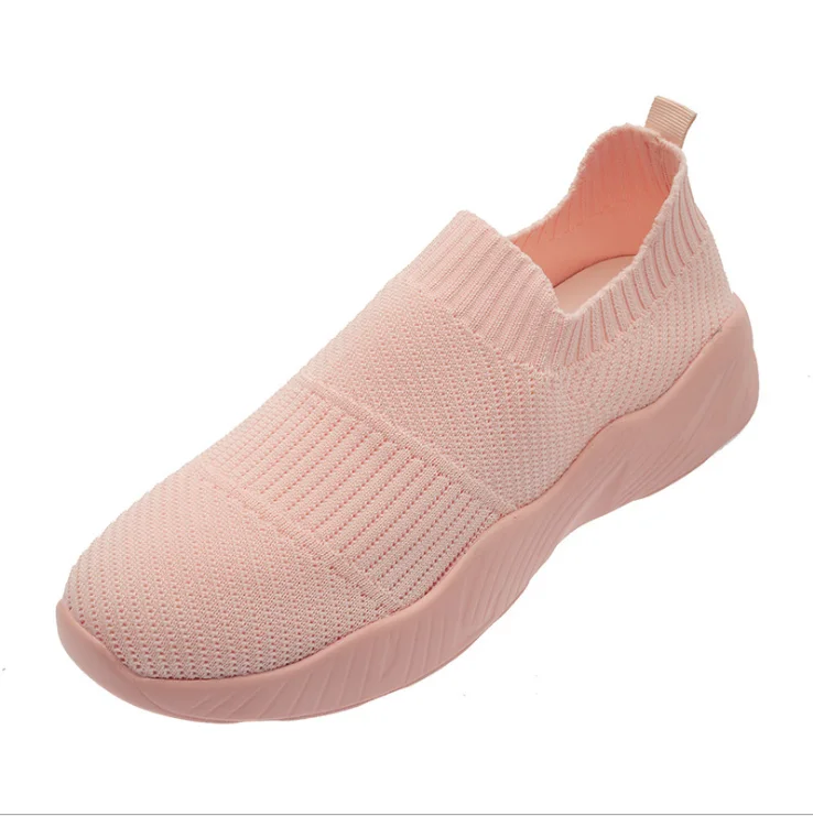 

The New Summer Breathable Shoess Flat Casual Ladies Sports Shoes Women's Running Shoe Running Sports Shoes Outdoor, As pictures