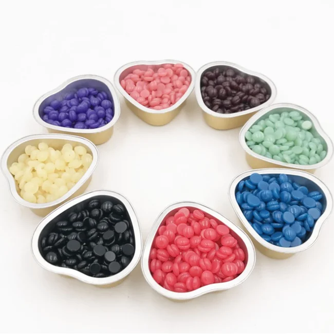 

Custom Low Price Painless Hair Removal 100g Natural Hard Waxing Beans Wax Beads for sale, Rose or other colors available