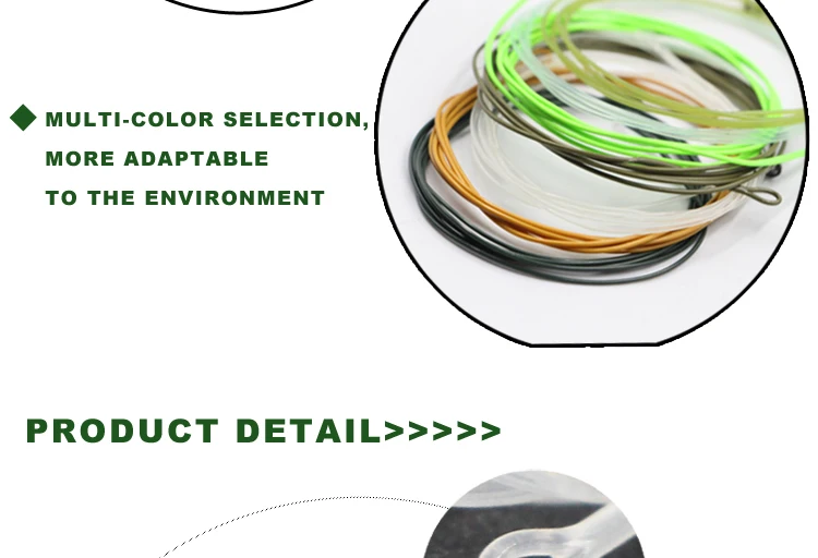 Mono Nylon Line Carp Leader Fishing Line With Easy Silt Clip Leaders