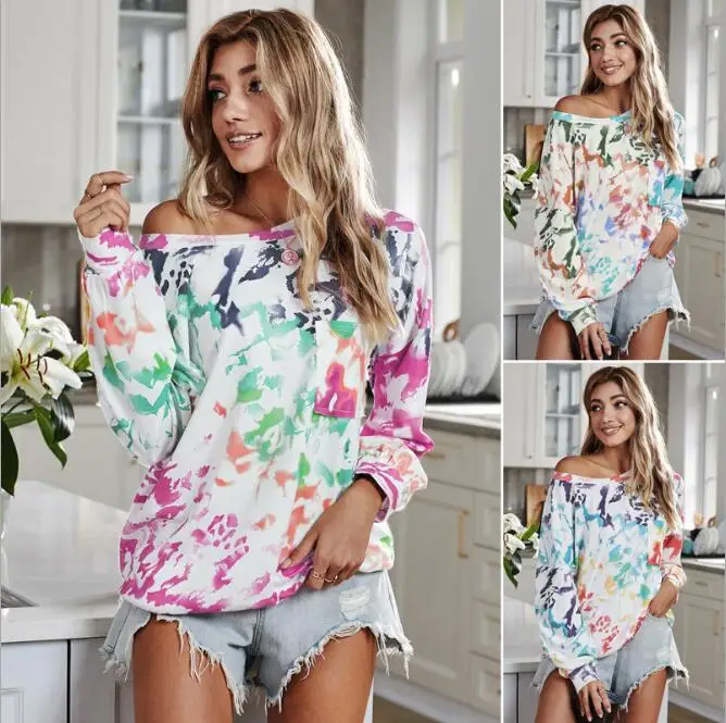 

Fashion Women Long Sleeve Autumn Sweatshirts Streetwear Loose O Neck Tops Women Clothes Moletom Feminino 2020