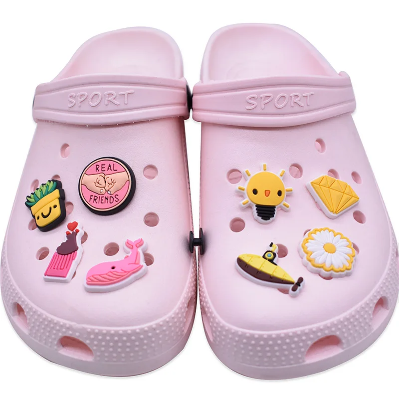 

PVC Croc Charms Designers Shoe Decoration Charms Clogs Shoes Buckle Decoration Accessories Decoration Croc Charms for Croc DIY