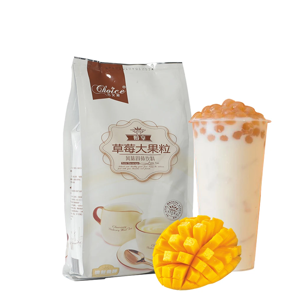 

Whole Sale Fruit Mango Flavor Peal milk tea Taiwan bubble tea
