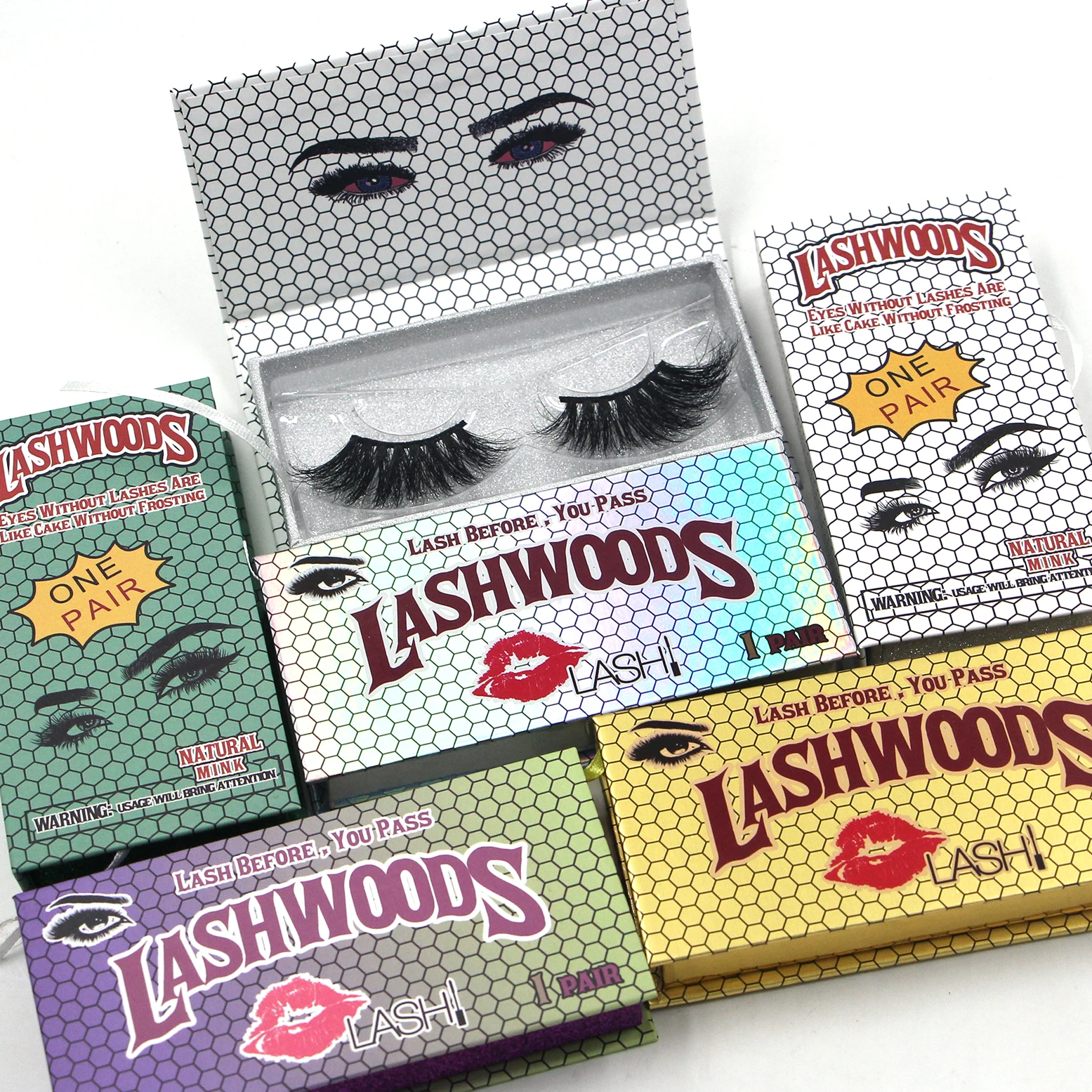 

High Quality Cheap Price 25mm Real Mink Eyelash, Black