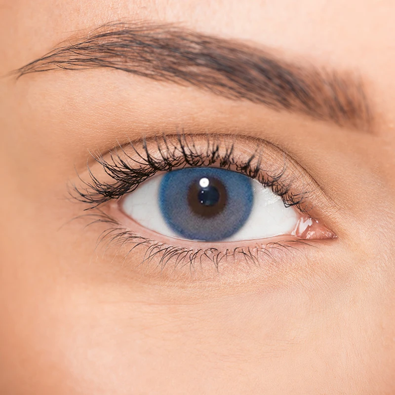 

HOT fresh fancy 3 tone colored eye contact lens soft yearly cosmetic wholesale china cheap color contact lenses drop shipping, 6 colors