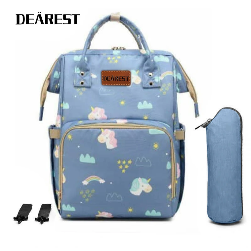 

Factory New Dearest Mommy Bag with USB for Mommy and Baby Diaper Bag