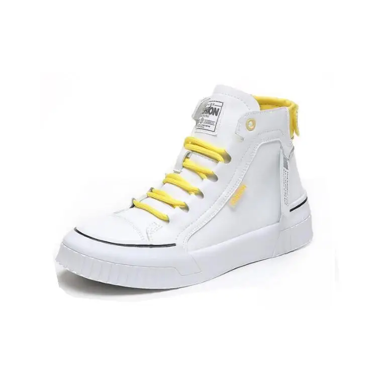 
Soft Breathable High Cut Sport Shoes Fashion comfortable Women Skateboard Shoes Girls White Casual Shoes 