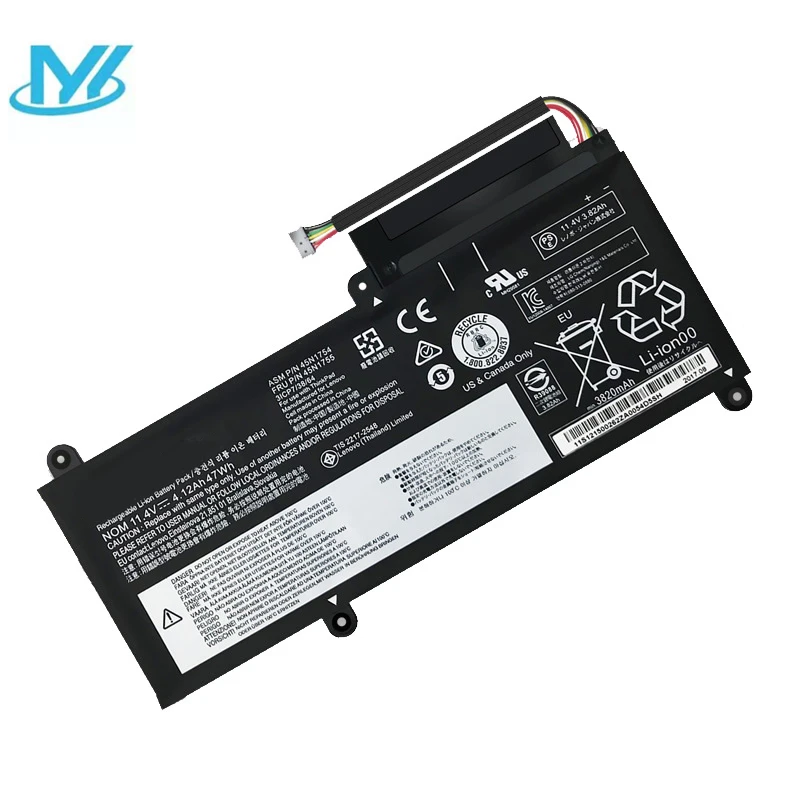 

45N1754 Laptop Battery For Lenovo ThinkPad E455 E450 E450C E460 E460C E465 Series 45N1752 45N1756