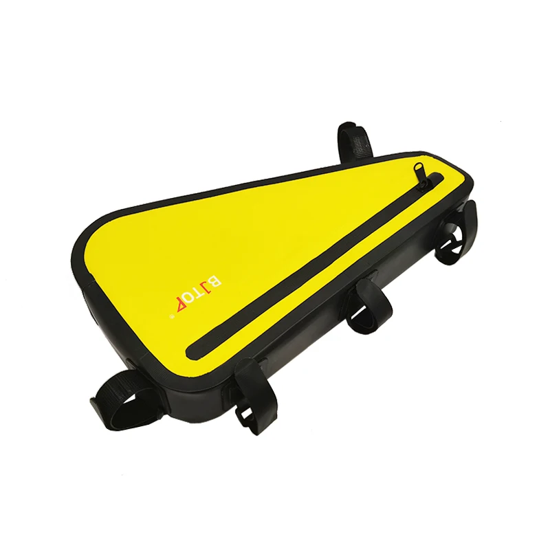 

10% OFF BJTOP Waterproof Storage Frame Pouch Triangle Bike Saddle Bicycle Bags, Yellow