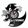 Wholesale Hot sell Sonic the Hedgehog Creative painting wall clocks and Anime clock PVC material No battery