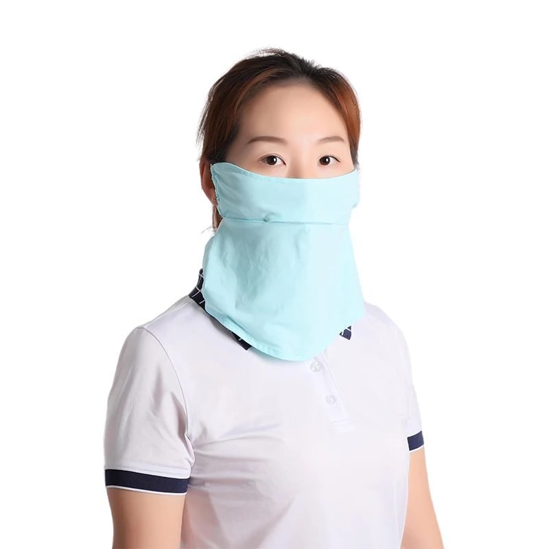 

Oem Custom Sunscreen Anti-UV face scarf face cover for Summer, 3 colors