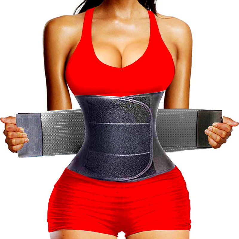 

Women Waist Trainer Strap Tummy Control Cincher Abdomen Trimmer Sauna Sweat Workout Girdle Body Shaper Belly Band Sports Belt