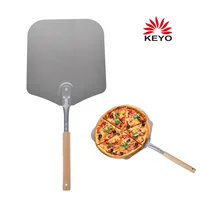 

Hot Selling Detachable Pizza Tools Aluminum Pizza Peel With Wooden Handle