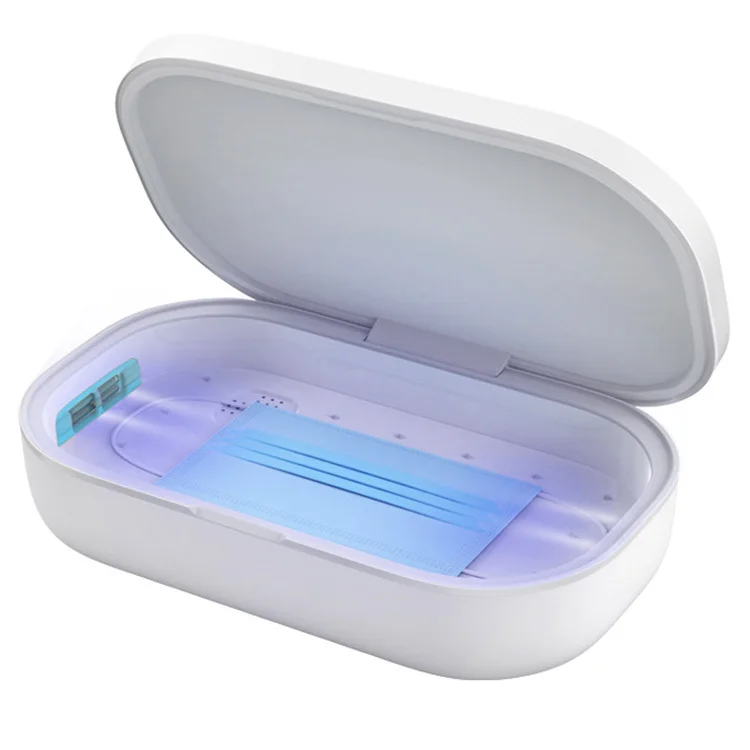 

Wireless Fast Charge Mobile Phone UV Disinfection Cell Phone Disinfect Disinfection Box Mask Sanitizer