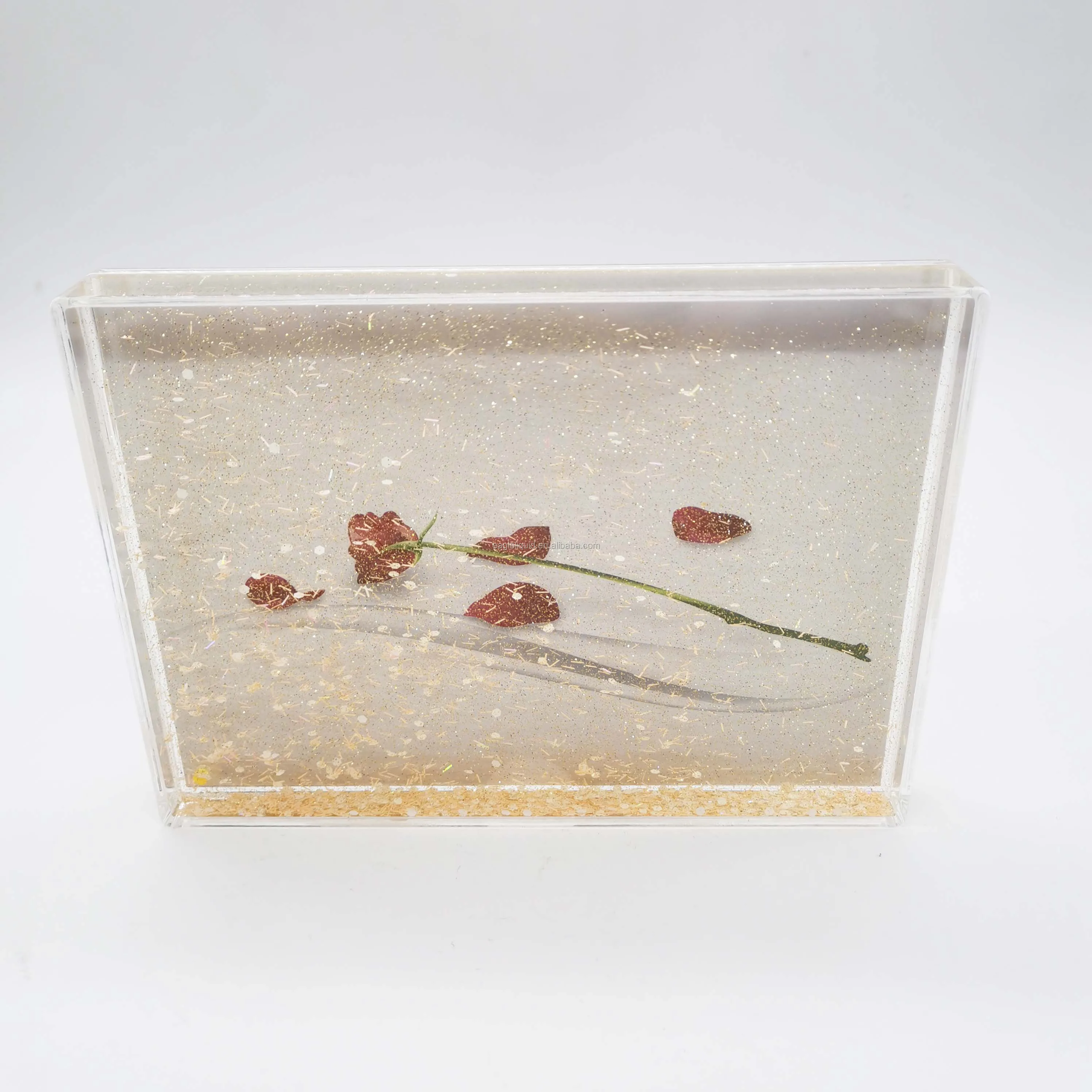 clear crystal 5x7 inch aquaria