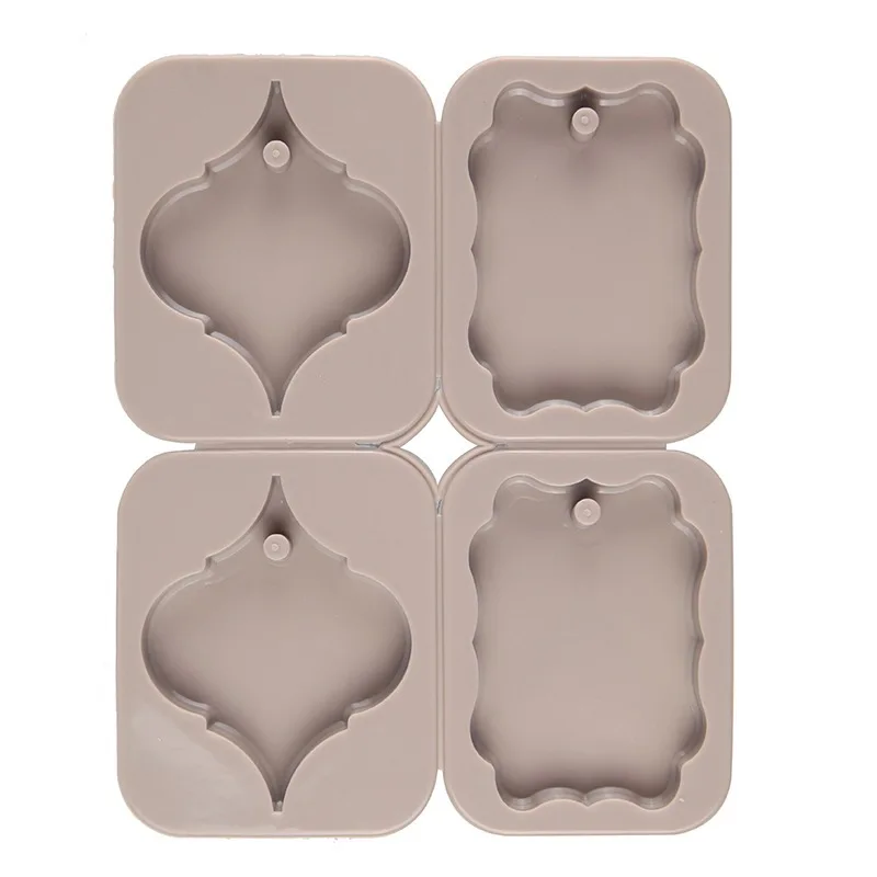 

1109 DIY Wax Chip Silicone Mold Epoxy Aromatherapy Gypsum Ornament Handmade Soap Keychain Resin Mold, Picture colors