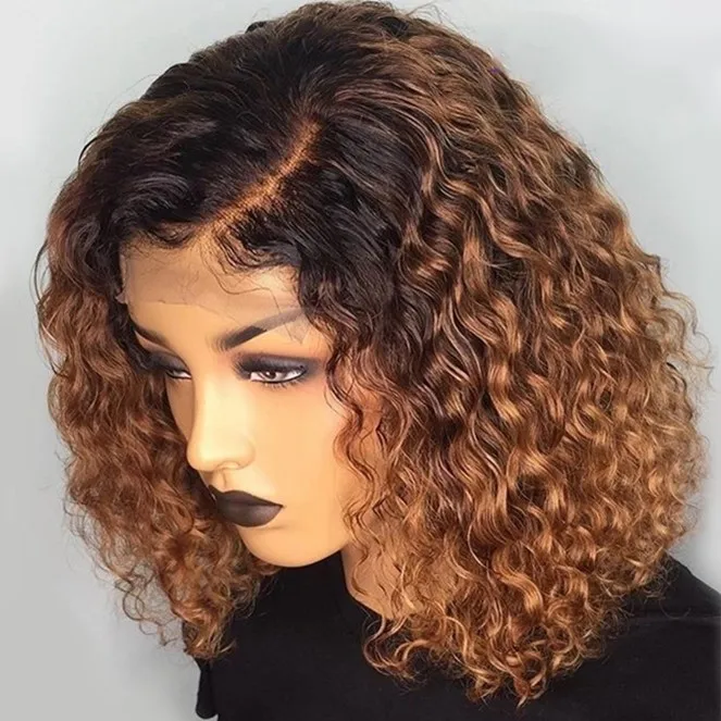 

OMG blonde 13x6 hd transparent full lace frontal virgin hair wigs peluca afro color para mujer bob rojas perruques, As our picture