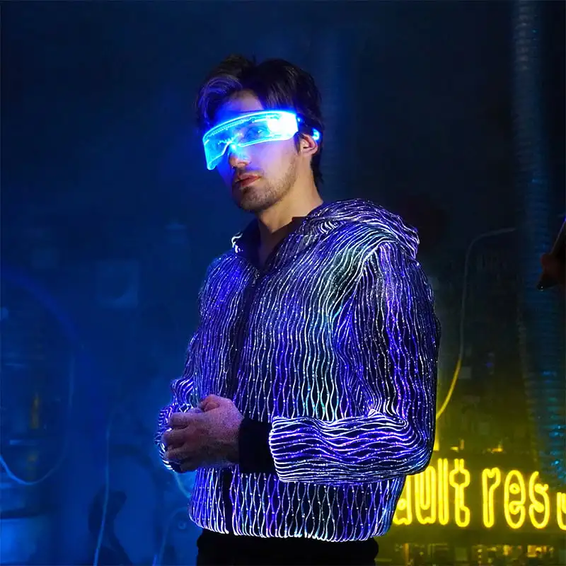 

Rave party club dance led light costume party clothing rave clothing
