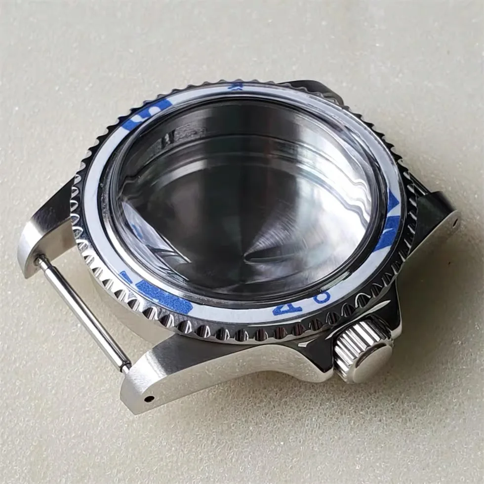 

316l Stainless Steel NH35 NH36 watch case 39.5mm Watches Case Custom Automatic Watch Parts