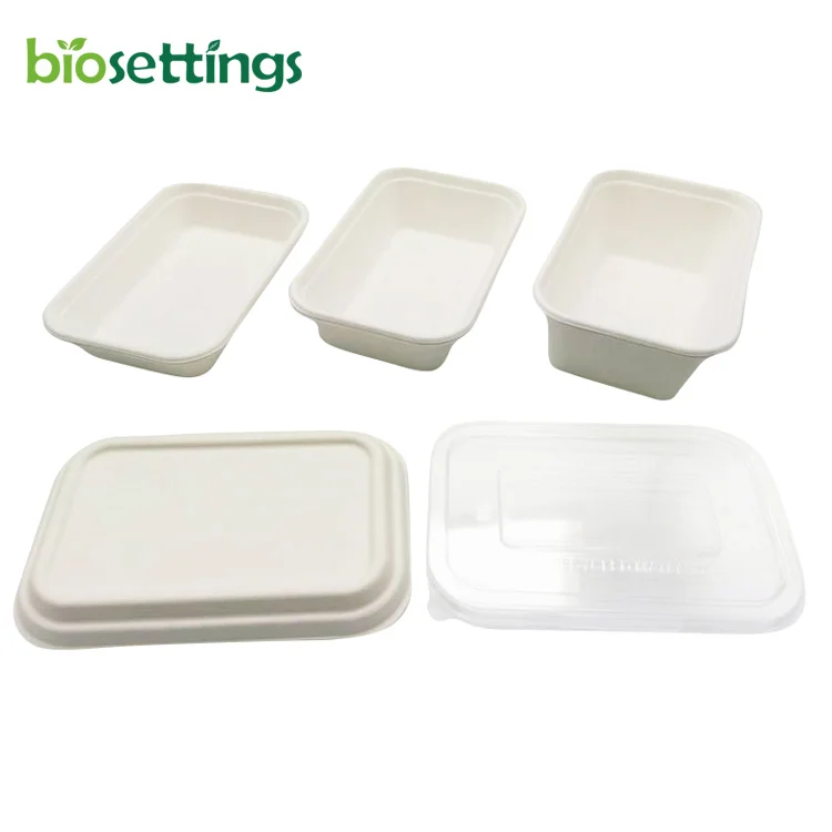 

PFAS FREE Biodegradable natural unbleached customizable disposable sugarcane bagasse takeaway pizza cake plate