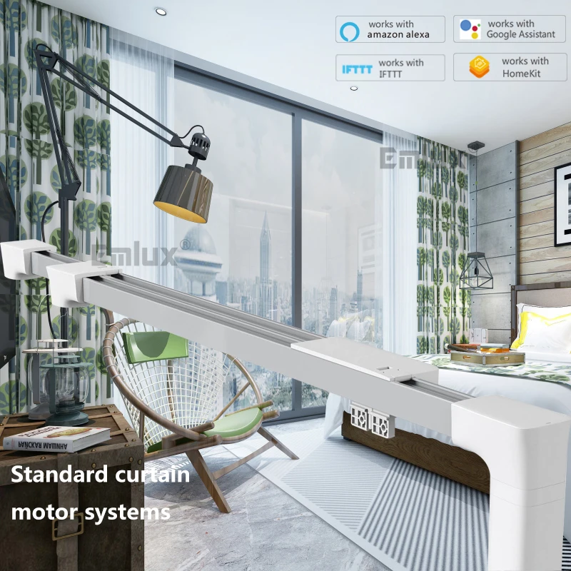 

Diy remote control motor motorized smart curtain zigbee wifi z wave motor