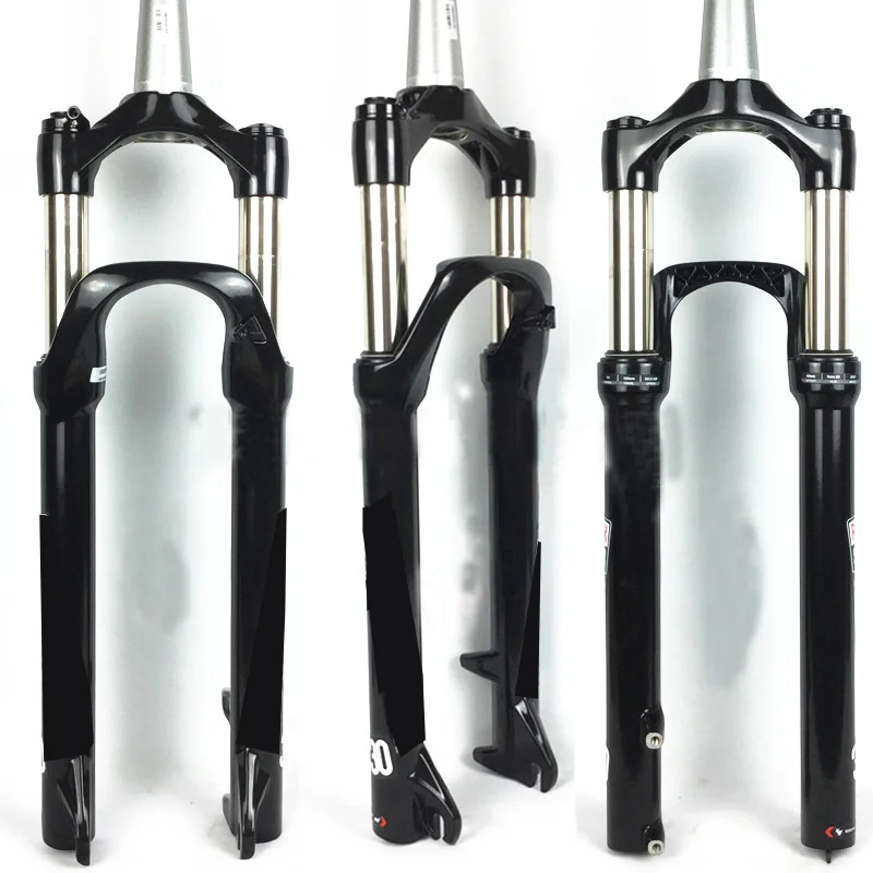 

high-end men mtb fork air suspension 27.5inch mtb bicycle parts cycle bicycle accessories bike suspension forks, Black