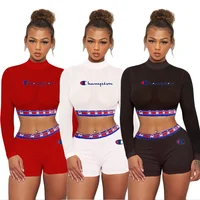 

Sexy fashion casual printing two-piece women sportswear suit