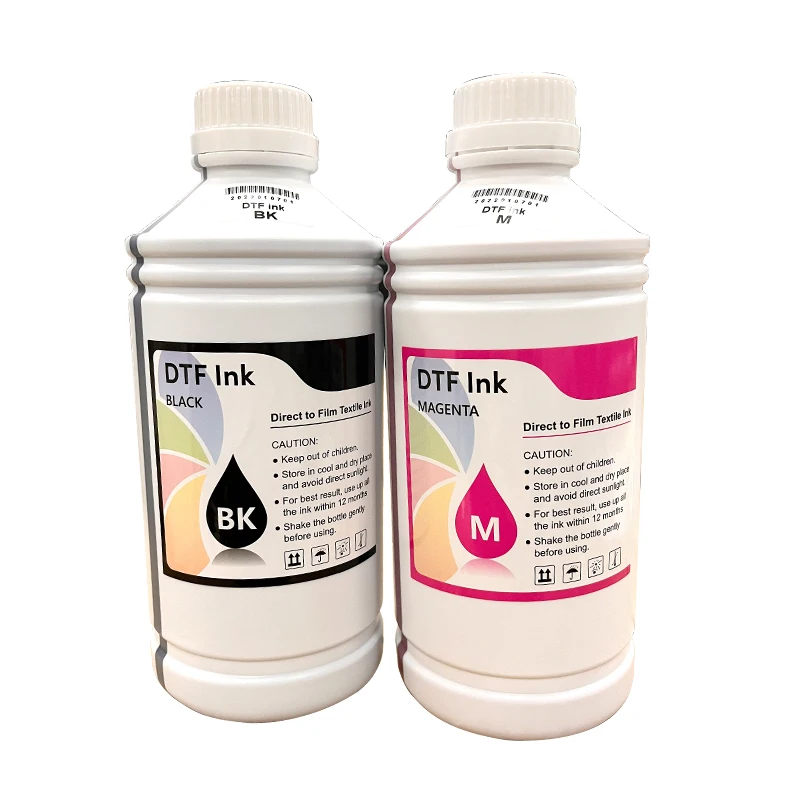 

Inkjet DTF printer printing inks for i3200/xp600 printhead CMYK and white