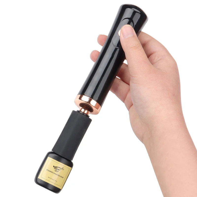 

Wholesale black and white glue shaker with rechargable battery and low MOQ for eyelash extension, Black+white
