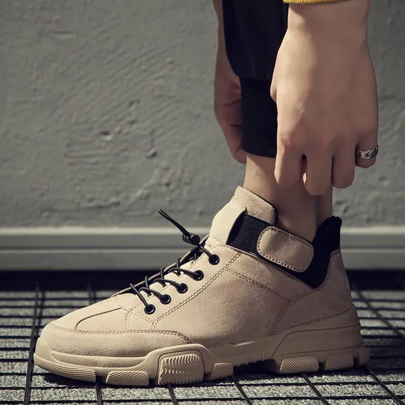 

Wholesale Custom chunky high top men shoes casual Winter classic sneakers warm shoes black sport shoes, Optional