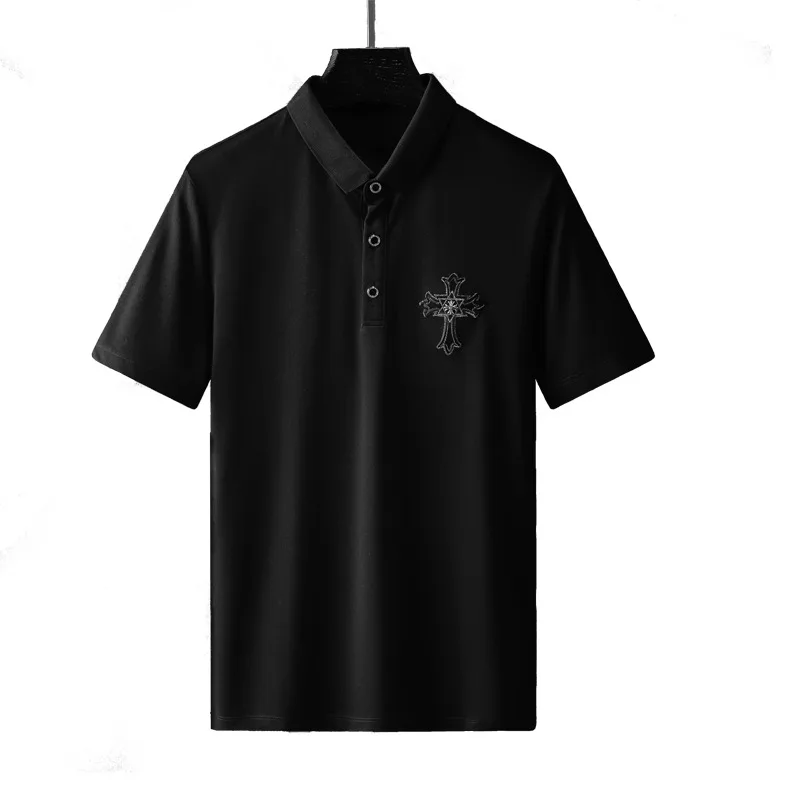 

The new summer fashion POLO shirt embroidered casual versatile men's short-sleeved T-shirt