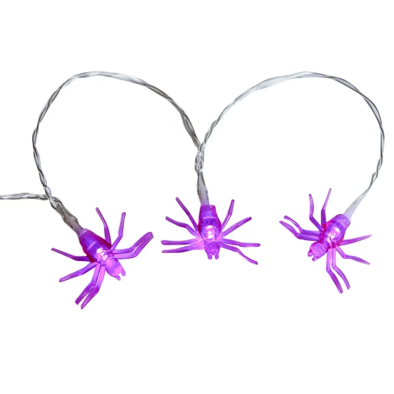 Spider Battery Powered Halloween Decorations LED String  Light
