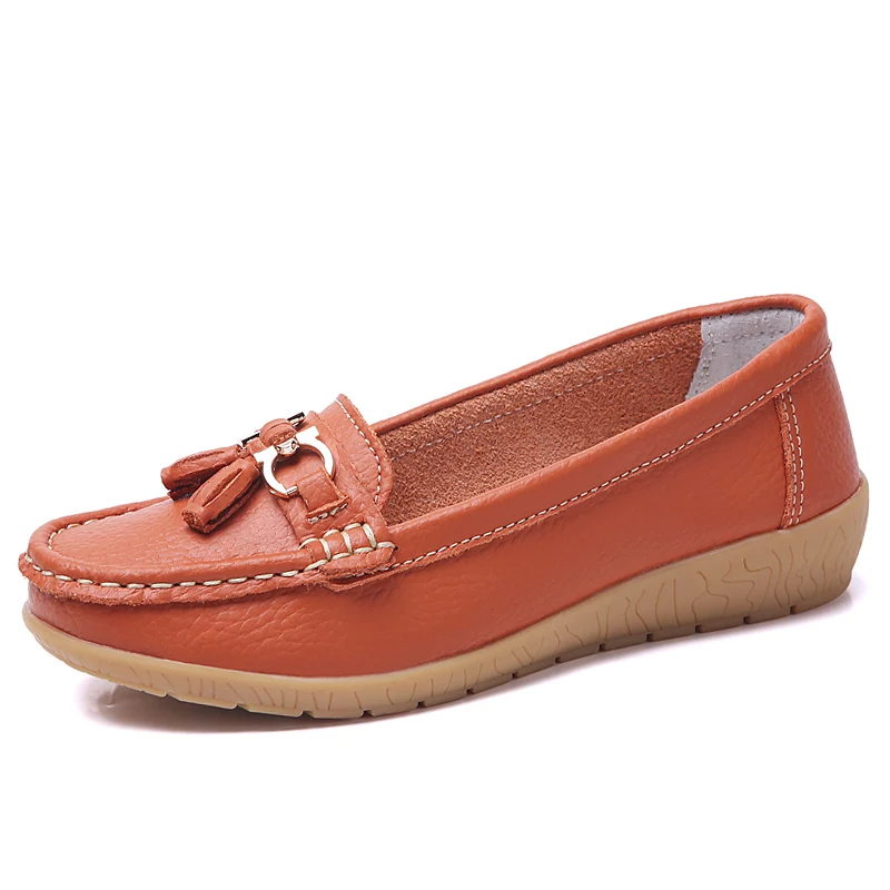 

Multicolor casual leather miscellaneous women flat slip on shoes