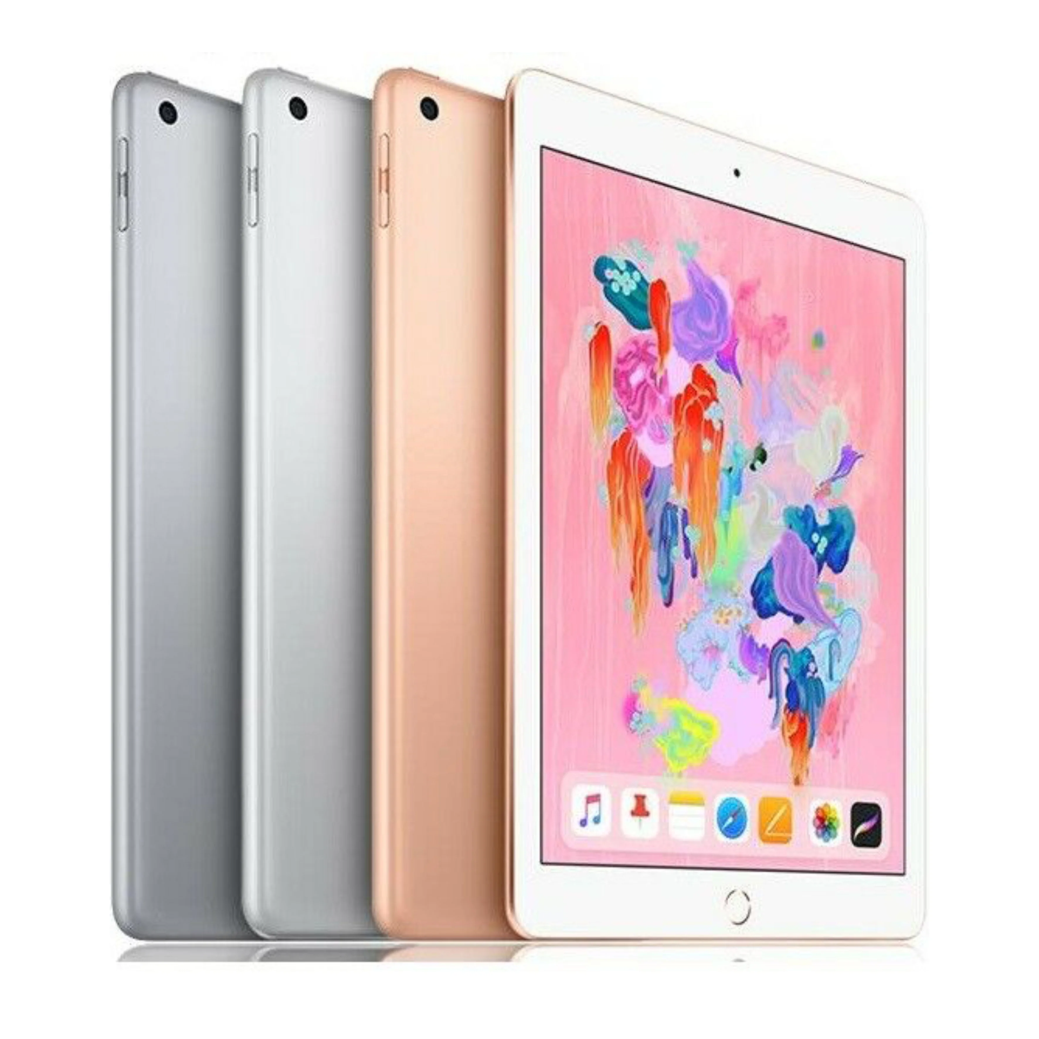 

For Apple iPad Air 2 iPad 6 Original Refurbished Second Hand Used Tablet 9.7 inch IOS A8X Triple Core 2GB RAM 16/32/64/128GB ROM, Silver. gold. rose gold