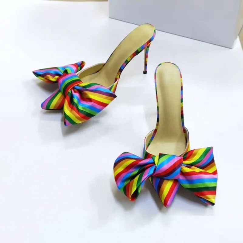 

Sexy Women Bow Pumps Shoes Ladies Dress Stiletto Heel Pointed Toe Women High Heels