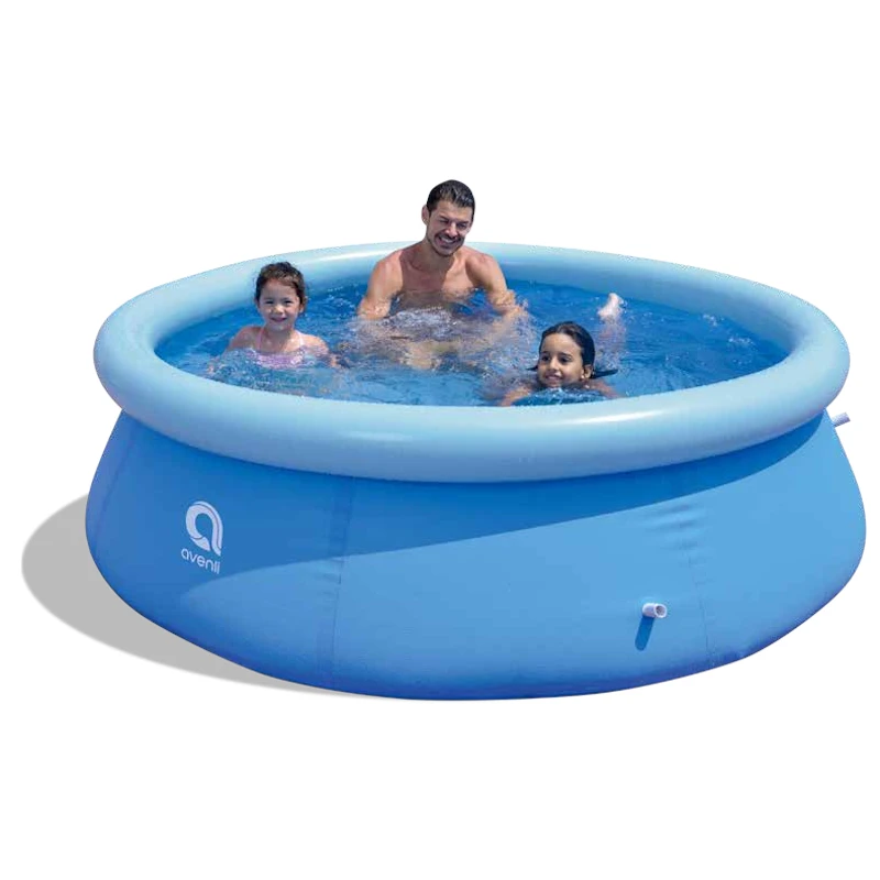 

FSPATIO Amazon Adults Kids Big Inflatable Swimming Pool Indoor And Outdoor Round Inflatable above ground Swimming Pool, Blue