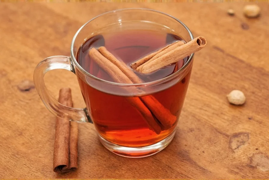 Comparison graphic showing Ceylon cinnamon sticks versus cassia cinnamon rolls with chemical structure highlights