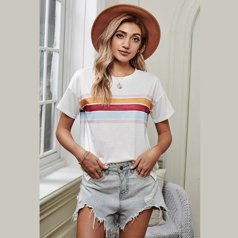 

en mayoreo fashion slim premium women dama de algodon mujer playeras