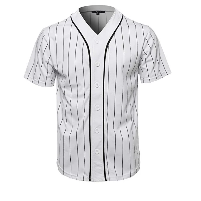 Baseball Jersey Plain Oversized Baseball T Shirt Mens Blank Baseball ...