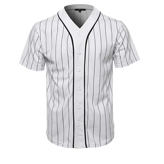 Baseball Jersey Plain Oversized Baseball T Shirt Mens Blank Baseball 