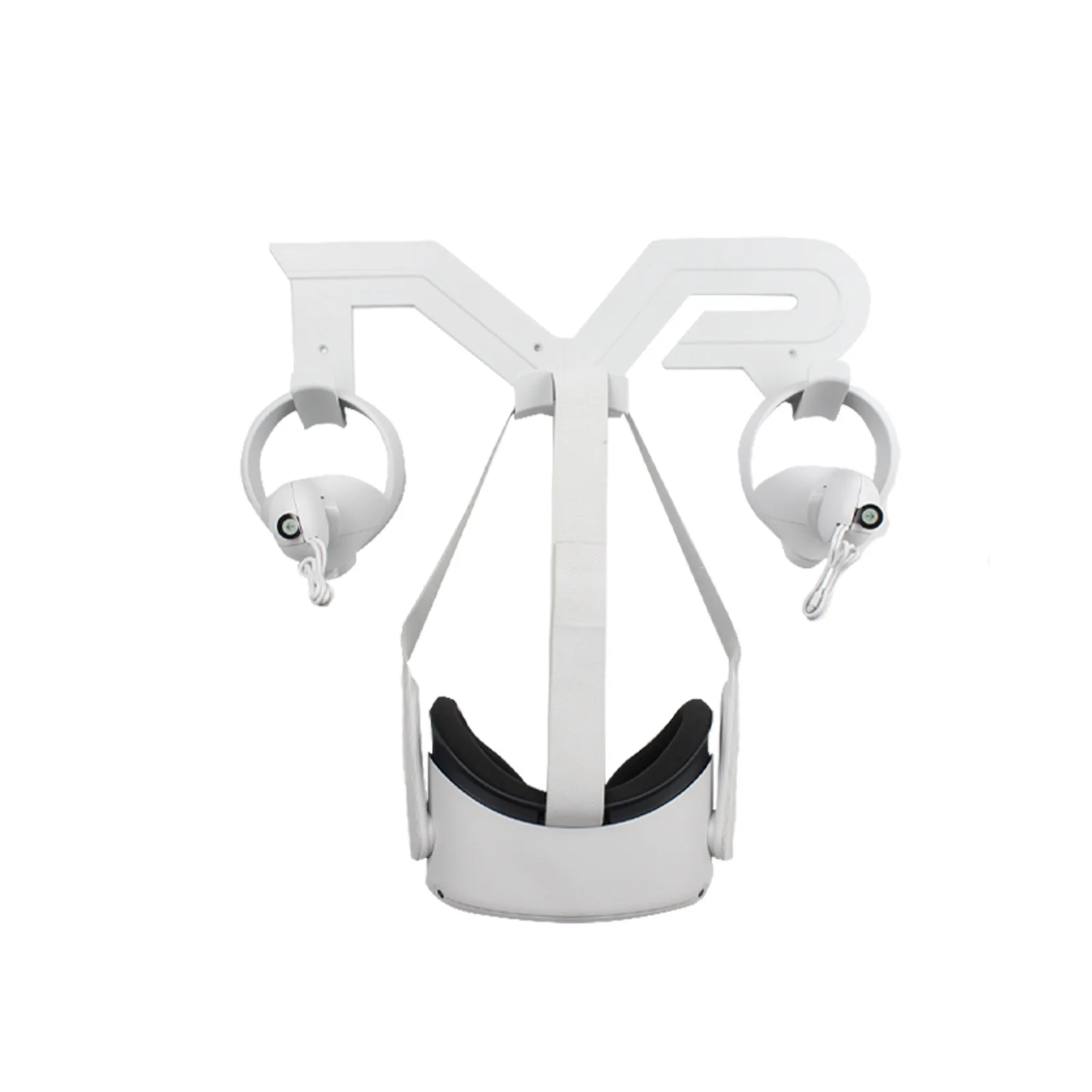 

Refaster VR Wall Mount Bracket Headset Holder Glasses headset stand Vr Controller Wall Mount Holder Hook for Oculus Quest 2, White