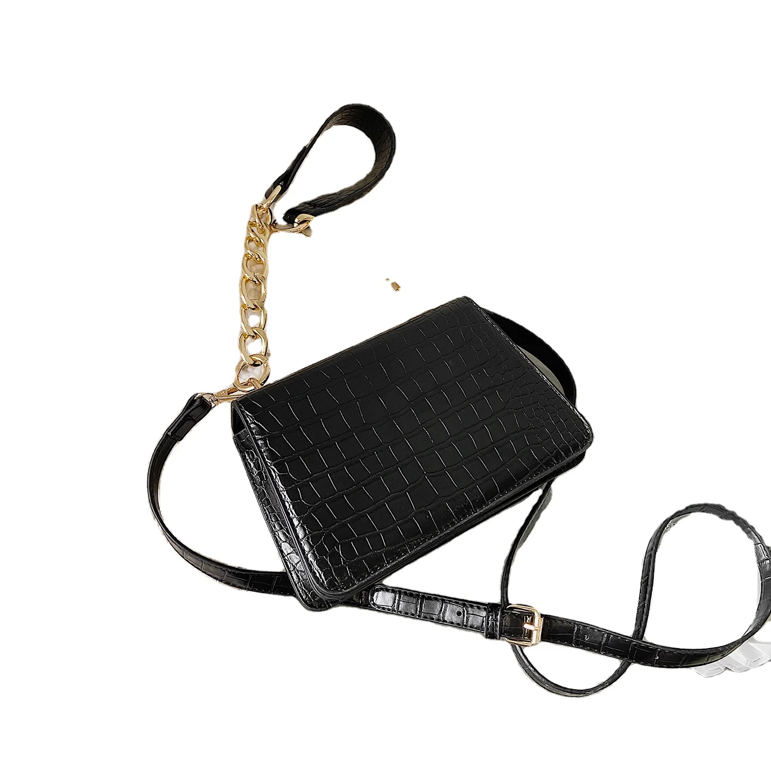 

Fashion shoulder bag women 2021 stone pattern retro pu small square messenger bag brand luxury handbags