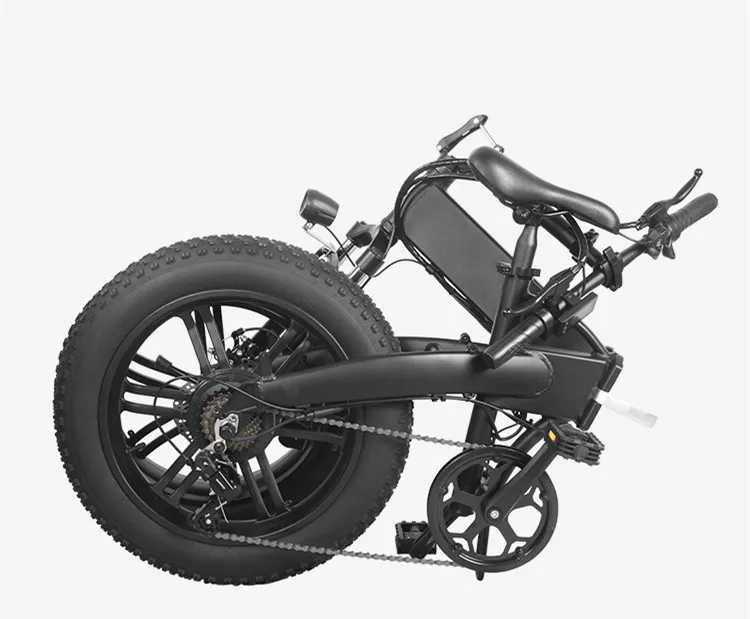 

christmas gift e bike snow tire fat tyre easy take folding eletrical bi cycle