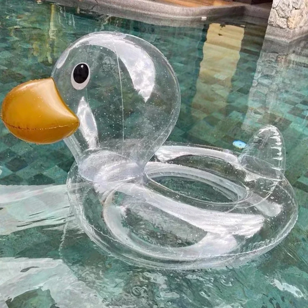 

New Duck Shaped Kids Inflatable Baby Safe Swimming Swim Seat Float Pool Ring High Quality Swim Ring Water Floating Seat Circle