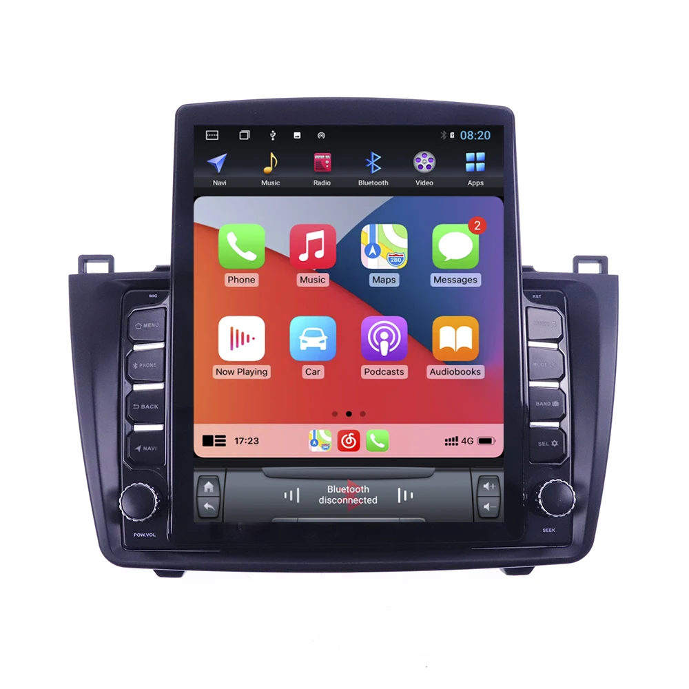 

For Mazda 6 2008-2012 Tesla Screen Android 6+128G Car Multimedia Player Audio Radio stereo GPS Navigation Headunit Tape Recorder
