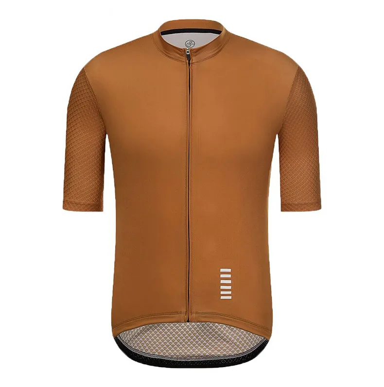 

The new race suit is a lightweight breathable short sleeve road cycling jacket