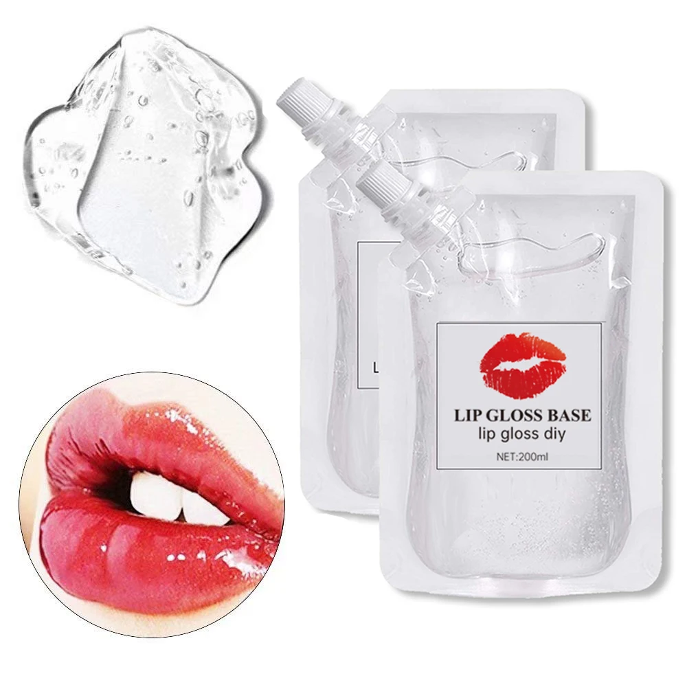 

Wholesale NOLOGO Versagel Factory Versagell Lipgloss Moisturizing Vegan Clear Bulk Lip gloss Base, Translucent
