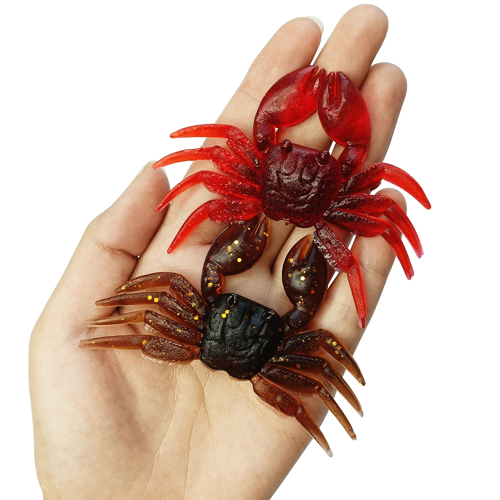 

Newbility manufacturer wholesale 8cm 7.8g crab saltwater Artificial trount soft plastic fishing bait lures