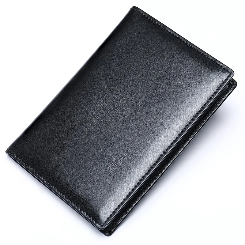 

OEM fashion custom wallet men passport credit card genuine leather money clip men's wallets male purse for men, Black, coffee, red