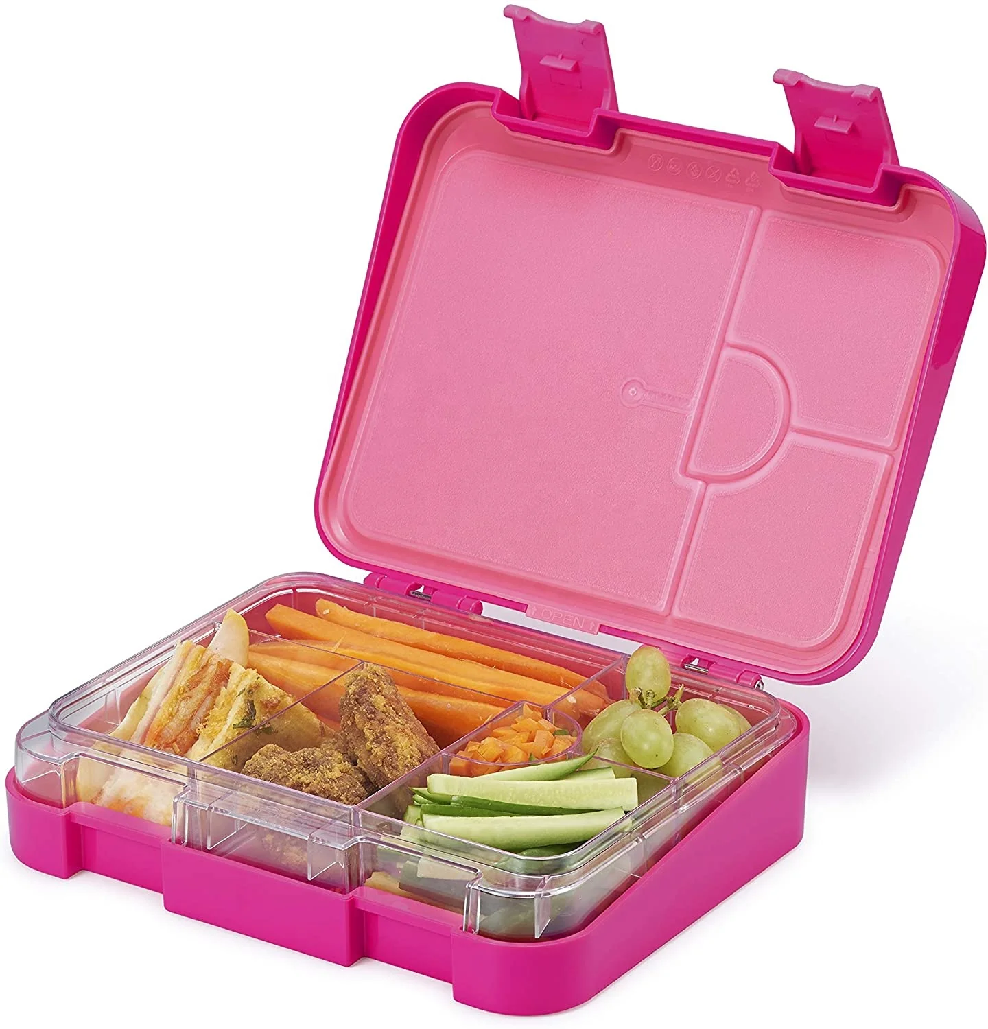 

Kids Leakproof Reusable Amazon Popular Lunch Box BPA Free Organizer plastic tritan storage box eco-friendly food bento box, Blue/green/pink/purple